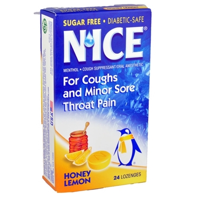 N'ICE COUGH DROPS (Honey Lemon) Expires 01/2027